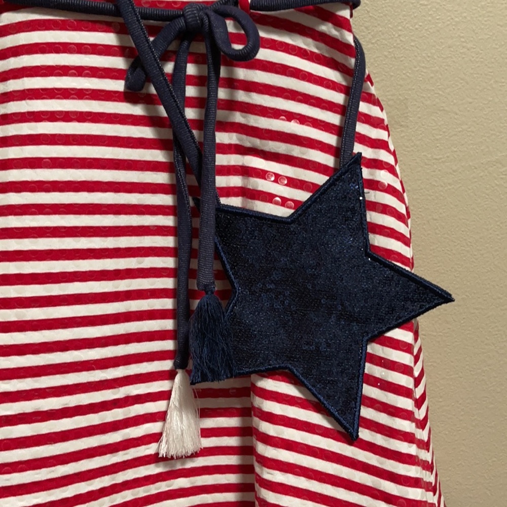 Bonnie Jean Stars & Stripes Sequin Dress - Picture 3 of 10